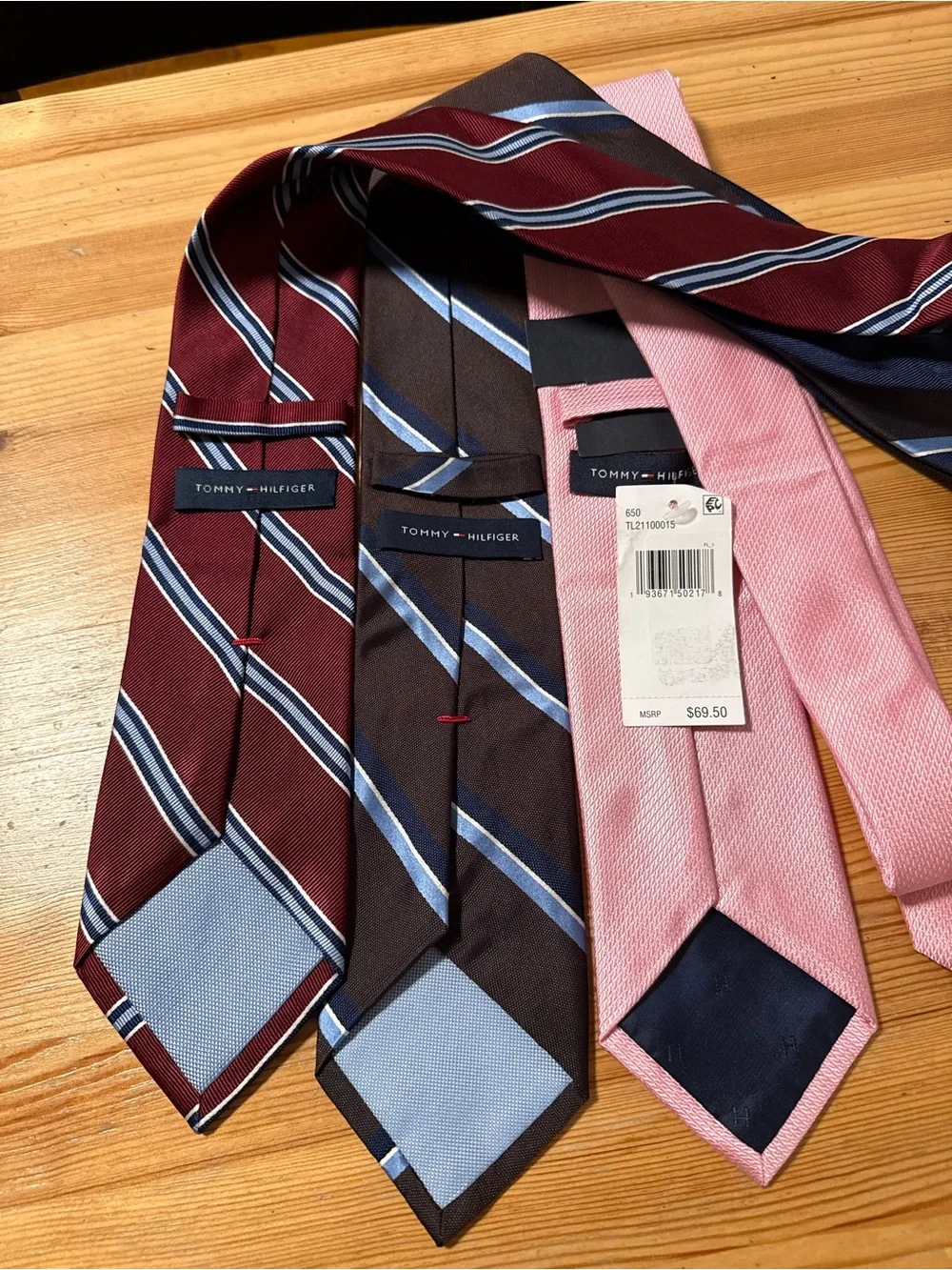 Tommy Hilfiger Ties with Assorted Striped Patterns Lot
